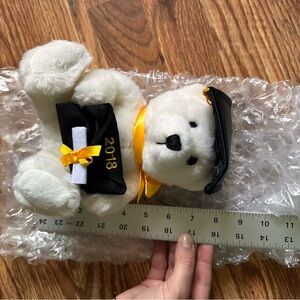 Graduation Teddy Bear with Cap and Diploma